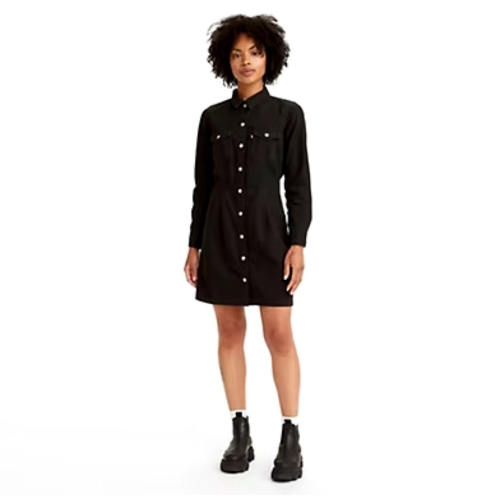 Levi’s Black Denim Dress